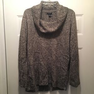 Alfani Crowl Neck Gray Sweater Size Large
